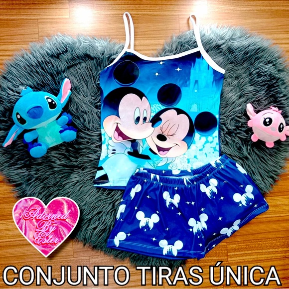 NWOT Disney Mickey & Minnie Pijama - Picture 1 of 1